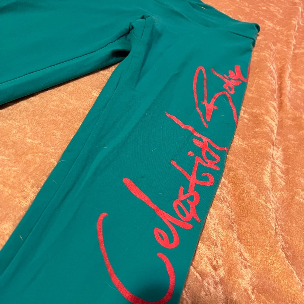 Celestial Bodiez Leggings (Teal)